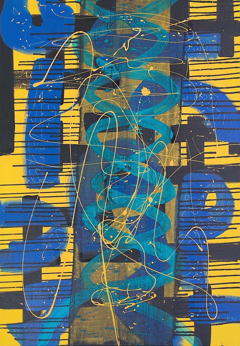 Undefined painting exhibition by Davide Canepa.