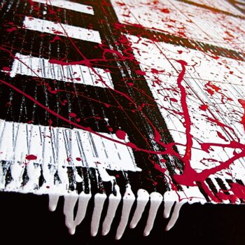 Mass production film industry canvas art by Davide Canepa.