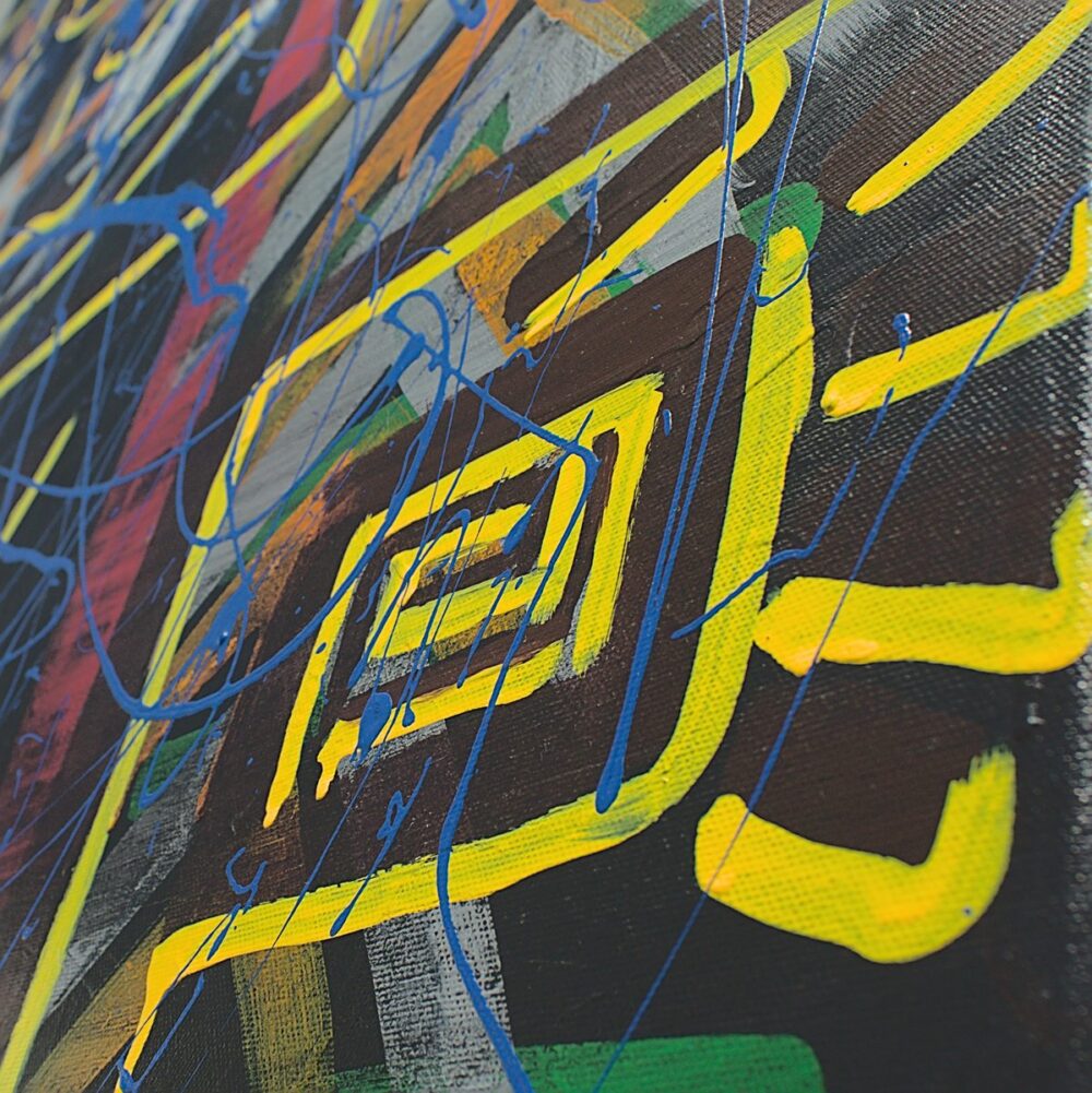 Spiral symbol in nature and human life original painting by Davide Canepa.