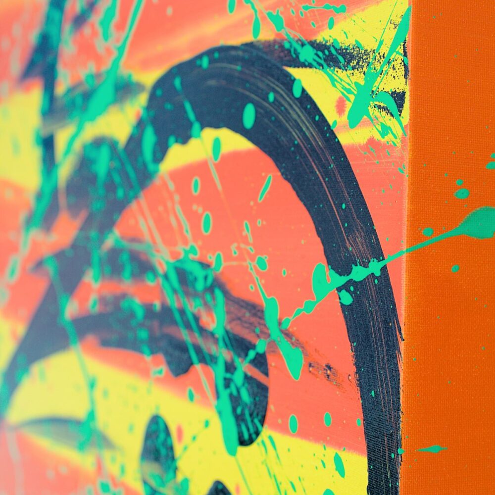 Game controller symbol painting by Davide Canepa.
