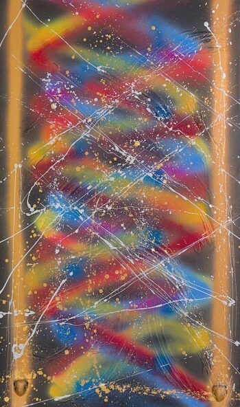 Fine art canvas by painter Davide Canepa about philosophy.