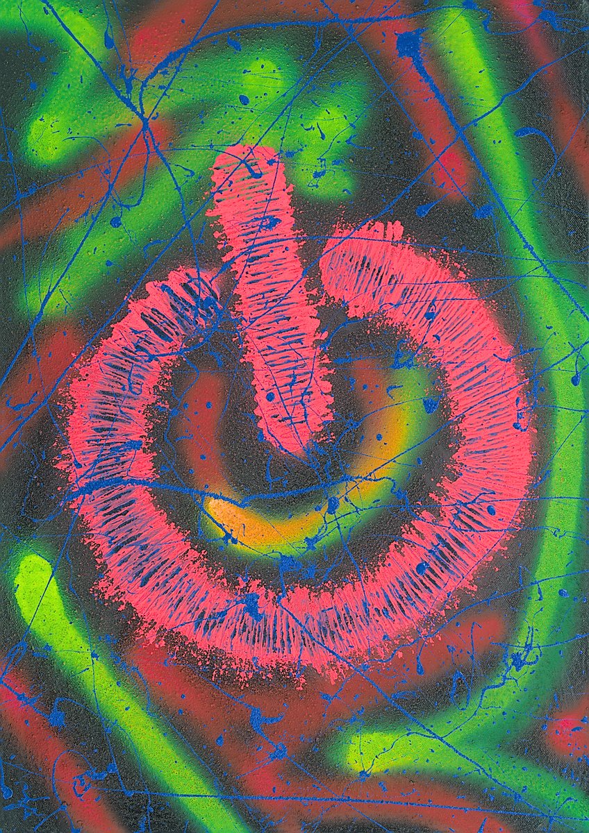 Modern art symbolism painting by Davide Canepa.