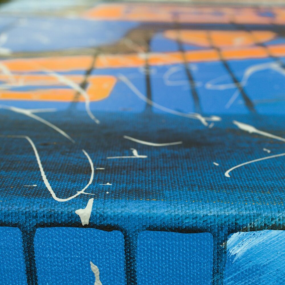 3D painted edge canvas art collection by Davide Canepa.