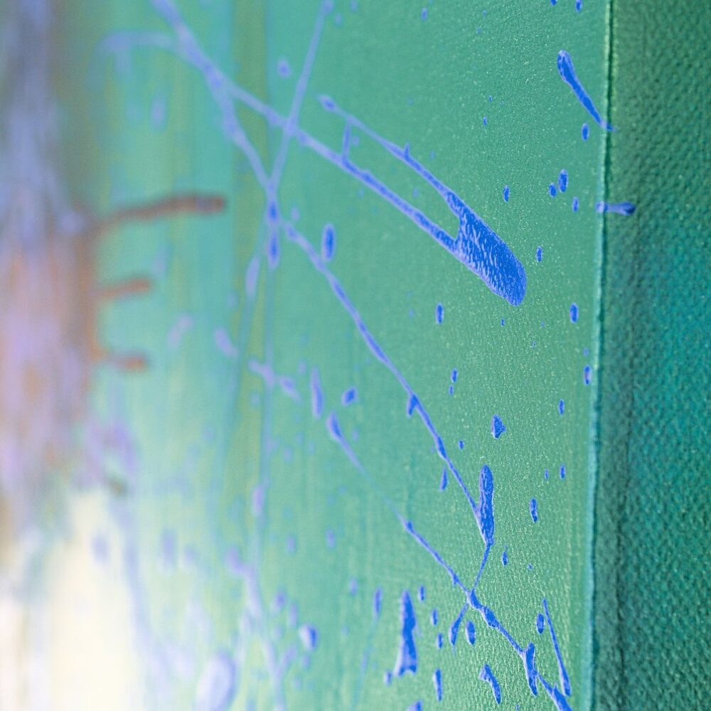 Modern art painting exhibition by Davide Canepa.